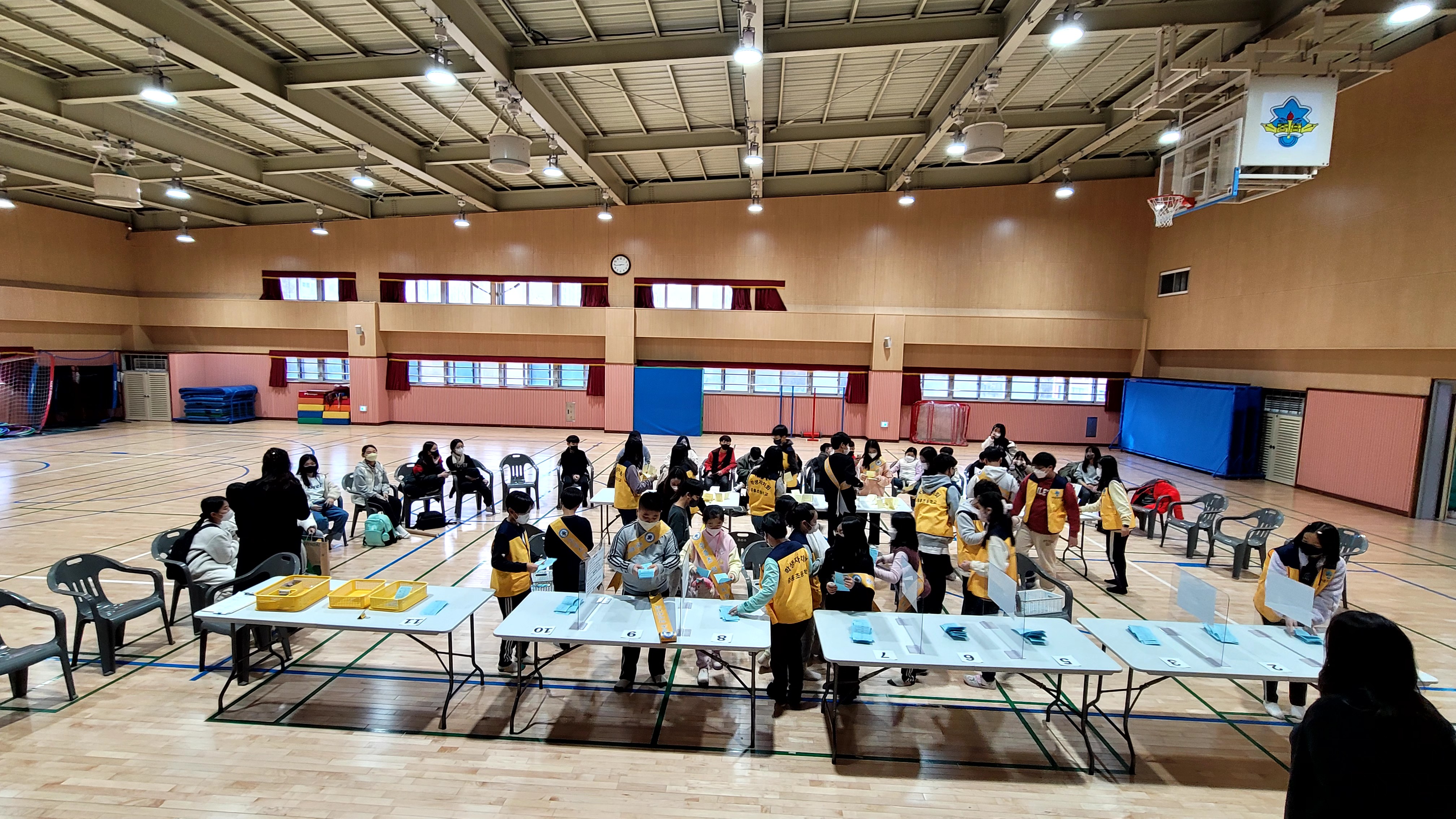 중흥초, 2023학년도 학생자치회 전교 임원 선거 투표 실시